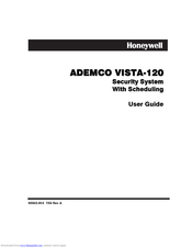 Honeywell ADEMCO VISTA-120 User Manual