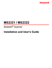 Honeywell StratosH MS2321 Installation And User Manual