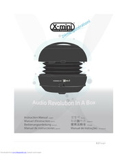 X-mini II Capsule speaker Instruction Manual