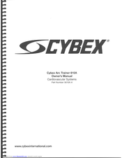 CYBEX 610A Owner's Manual