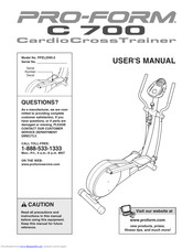 ProForm C700 User Manual