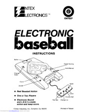 Entex Electronic Baseball Instructions Manual
