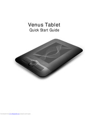 Venus Tablet Quick Start Manual