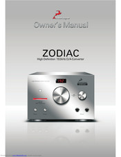 Antelope Zodiac Owner's Manual