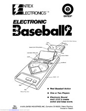 Entex Electronic Baseball2 User Manual