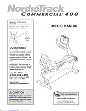 Nordictrack commercial deals 400 recumbent bike