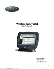 Aegis Wireless Web Tablet User Manual