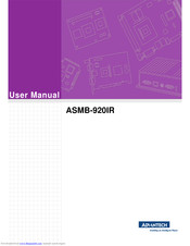 Advantech ASMB-920IR User Manual