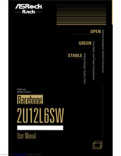 Asrock Barebone 2U12L6SW User Manual
