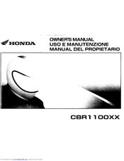 Honda CBR1100XX Owner's Manual