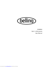 Belling BIMW60 User Manual