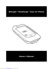 Mobility Holdings BioLogic ReeCharge Owner's Manual