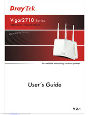 Draytek Vigor2710 Series User Manual