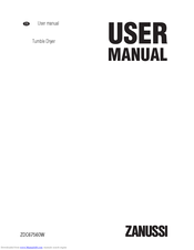 Zanussi ZDC67560W User Manual