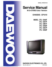Daewoo DTJ-28A6F Service Manual