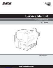 SATO 9001226(A) Service Manual