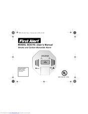 First Alert SCO1N User Manual