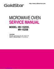 Goldstar MV-1525B Service Manual