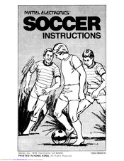 Mattel SOCCER Instructions Manual