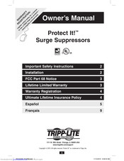 Tripp Lite Protect It! Owner's Manual