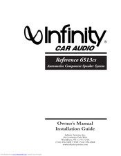 Infinity Reference 6513cs Owner's Manual & Installation Manual