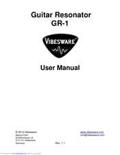 Vibesware GR-1 User Manual