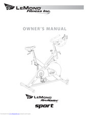 LeMond RevMaster Sport Owner's Manual