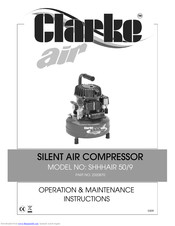 Clarke SHHHAIR 50/24 Operation & Maintenance Instructions Manual