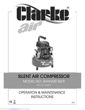 Clarke SHHHAIR 50/9 Operation & Maintenance Instructions Manual