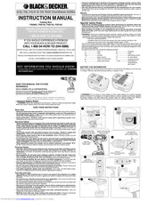 Black & Decker FSD962 Instruction Manual