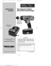 Porter-Cable 8823 Instruction Manual