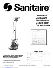 Sanitaire SC6001 Owner's Manual