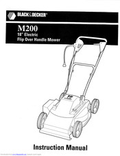 Black & Decker M200 Instruction Manual