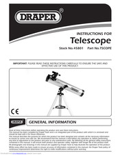 Draper TSCOPE Instructions Manual