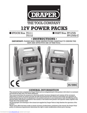 Draper PP12VA/C Instructions Manual
