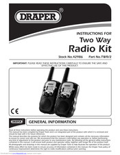 Draper TWR/2 Instructions Manual