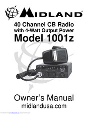 Midland 1001z Owner's Manual