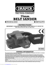 Draper PT75 Instructions Manual