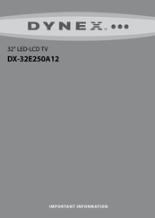 Dynex DX-32E250A12 User Manual