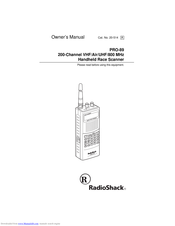 Radio Shack 20-514 Owner's Manual