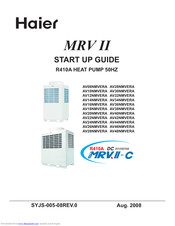 Haier MRV II AV08NMVERA Startup Manual