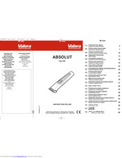 VALERA ABSOLUT 648 Instructions For Use Manual