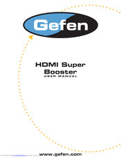 Gefen HDMI Super Booster User Manual