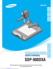 Samsung SDP-900DXA User Manual