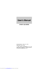 Syntech Information 1022R User Manual