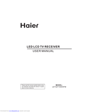 Haier LET32T1000HFM User Manual