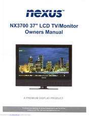 Nexus NX3700 Owner's Manual