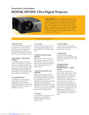 Kodak DP1050 ULTRA Features & Specifications