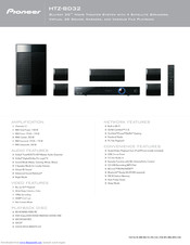 Pioneer HTZ-BD32 Specifications