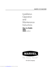 Marvel 3OiM Installation, Operation And Maintenance Instructions